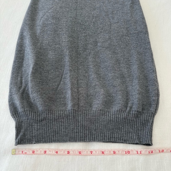 Alice + Olivia Employed Charcoal Knit Bodycon Dress - Picture 8 of 10